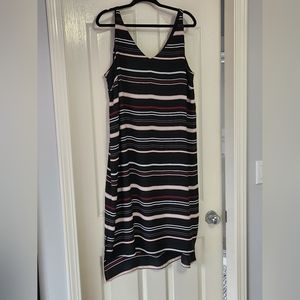 Reitmans Striped Tank Dress Lined, XXL